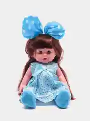 Голубой кукла музыкальная