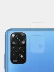 Прозрачный стекло на камеру для телефона Xiaomi Redmi Note 11S защитное, BROSCORP, прозрачное