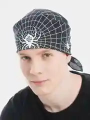 Бандана с принтом Паутина