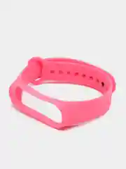 Розовый ремешок силиконовый для Xiaomi Mi Band 3, Mi Band 4