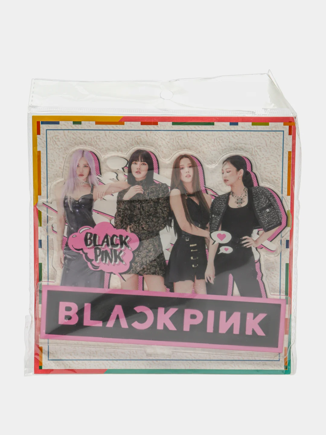 Кораллово-розовый акриловая 2D фигурка, фигурка Blackpink, k-pop (кей-поп)