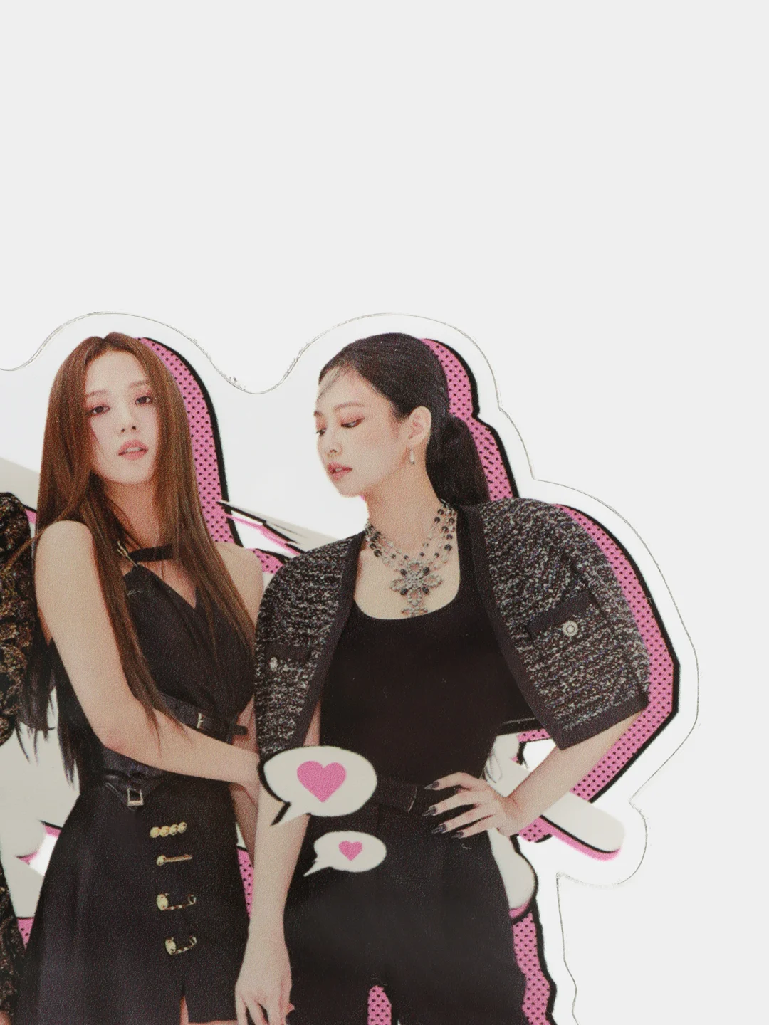 Кораллово-розовый акриловая 2D фигурка, фигурка Blackpink, k-pop (кей-поп)