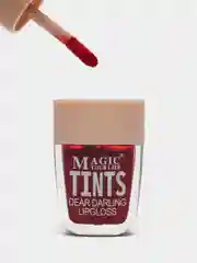 Бордовый тинт для губ, тинт масло с блеском