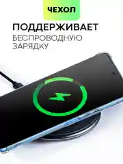 Противоударный чехол BROSCORP для Huawei Nova 9 SE, силиконовый, с карманом для карт