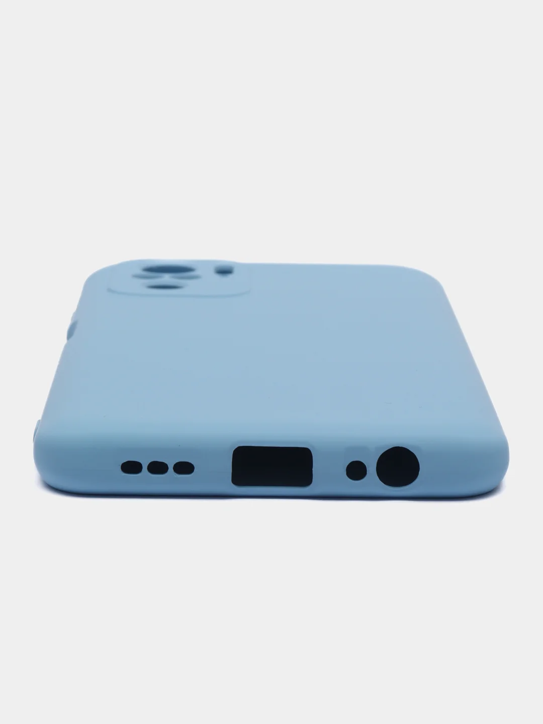 Голубой чехол Xiaomi Redmi Note 10 / Redmi Note 10S / Poco M5s, Сяоми Редми Нот 10, силиконовый