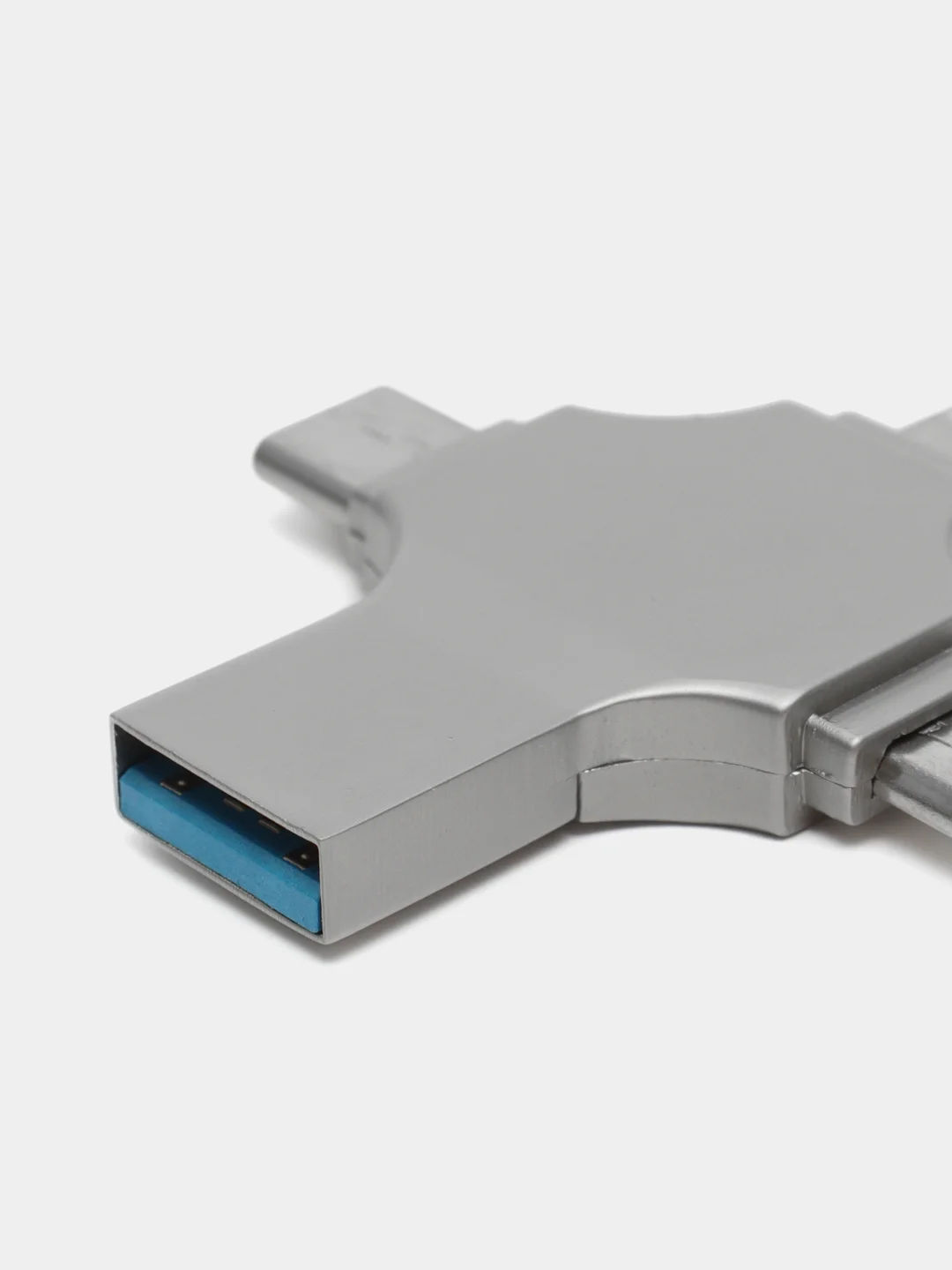 Flash накопитель USB 4 в 1 для iPhone, android, компьютера