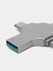Flash накопитель USB 4 в 1 для iPhone, android, компьютера