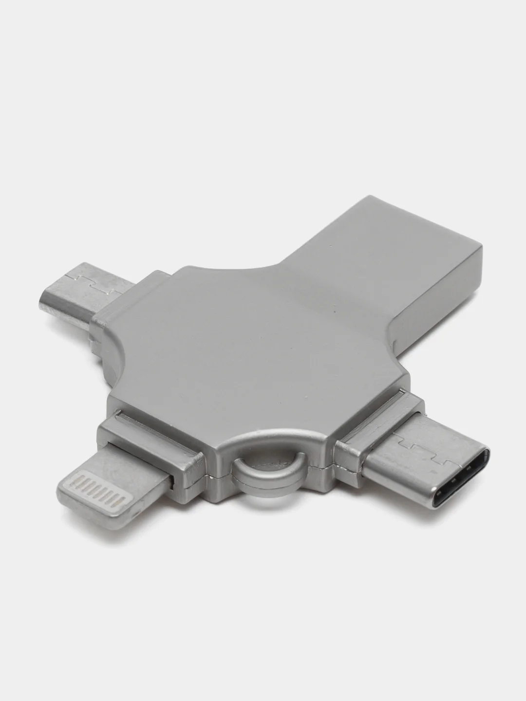 Flash накопитель USB 4 в 1 для iPhone, android, компьютера