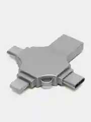 Flash накопитель USB 4 в 1 для iPhone, android, компьютера