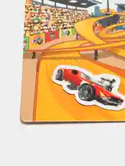 Hot wheels "Захватывающие приключения" развивающая игра на магнитах