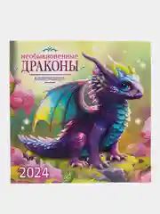 Зеленый календарь 2024 года, перекидной настенный календарь 2024 года
