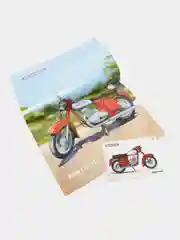 Развивающий журнал Наши Мотоциклы, выпуск №13, масштабная модель Jawa-250/353