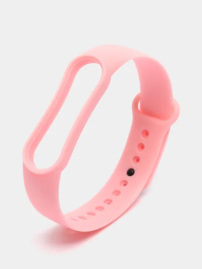 Силиконовый ремешок для фитнес браслета Xiaomi Mi Band 3 / 4 / 5 / 6