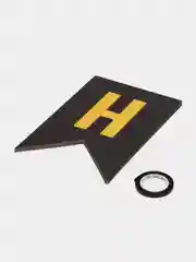 Тёмно-зелёный набор бумажной посуды для проведения праздника