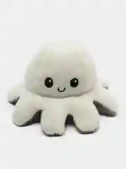 Белый мягкая двухсторонняя игрушка "Осьминог"