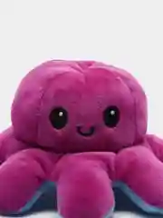 Фиолетовый мягкая двухсторонняя игрушка "Осьминог"