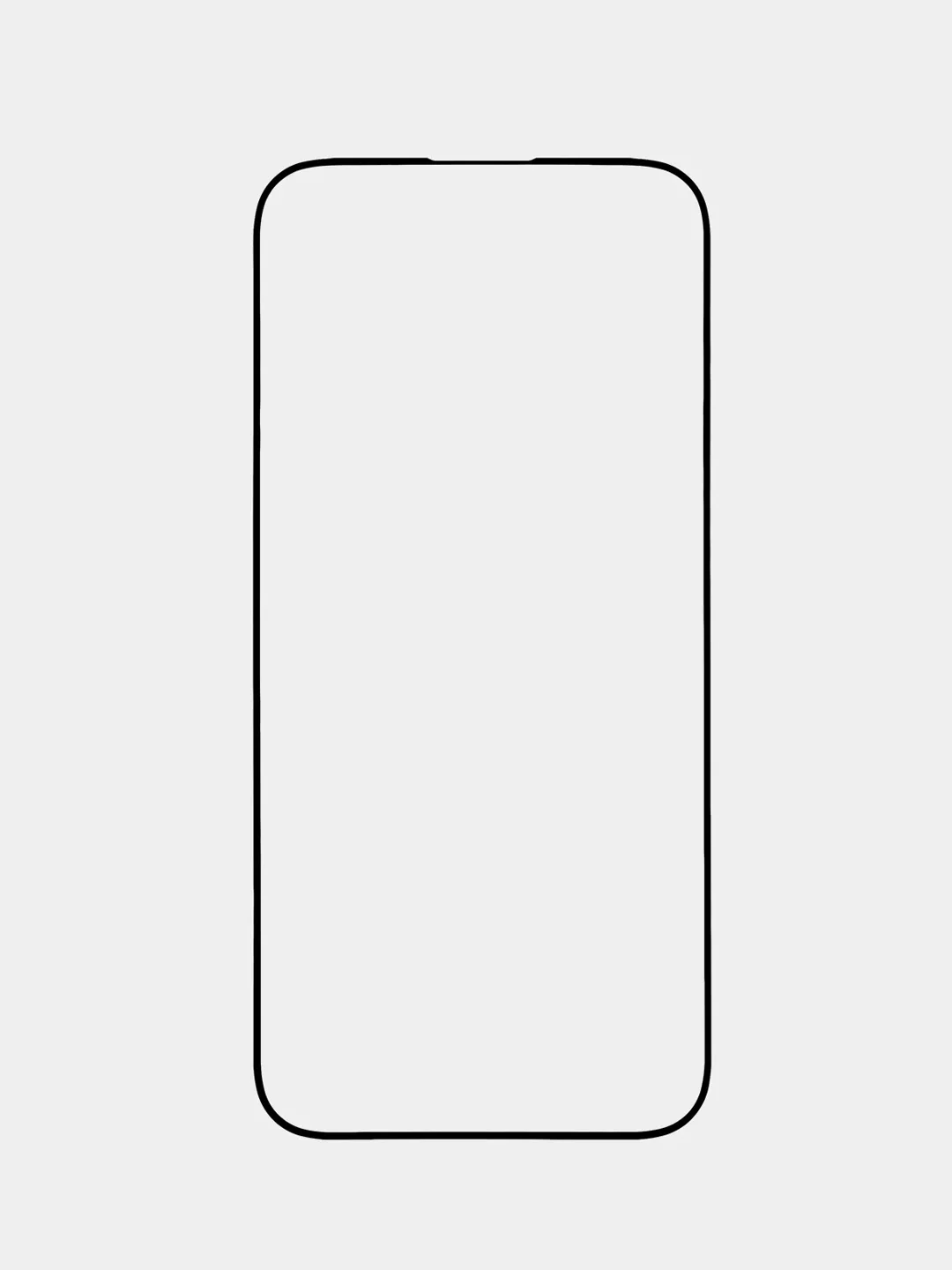 Белый стекло для iPhone 15 Pro защитное ROSCO олеофобное покрытие, матовое, антишпион с рамкой