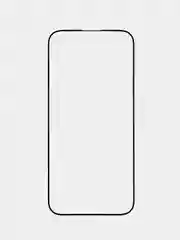 Белый стекло для iPhone 15 Pro защитное ROSCO олеофобное покрытие, матовое, антишпион с рамкой