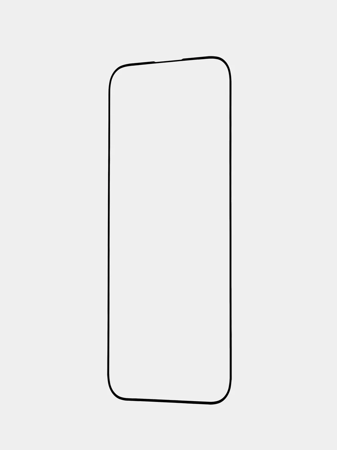 Белый стекло для iPhone 15 Pro защитное ROSCO олеофобное покрытие, матовое, антишпион с рамкой