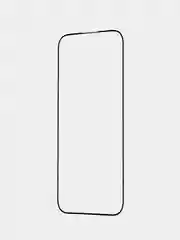 Белый стекло для iPhone 15 Pro защитное ROSCO олеофобное покрытие, матовое, антишпион с рамкой