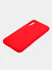 Красный силиконовый чехол для Huawei Y8P, Honor 30i (Хуавей у8п, Хонор 30 ай), прозрачный