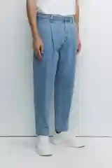 Голубой брюки Befree джинсовые мужские