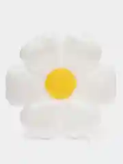 Белый воздушный шар в форме цветка, шар-ромашка