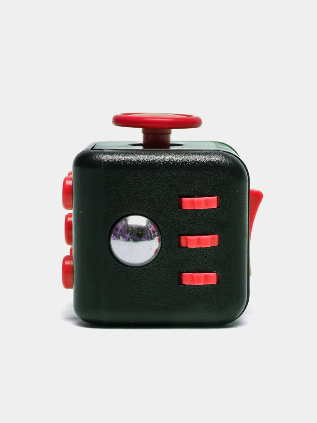 Багровый кубик-антистресс Fidget Cube (фиджет куб) игрушка развивающая, тактильная, сенсорная