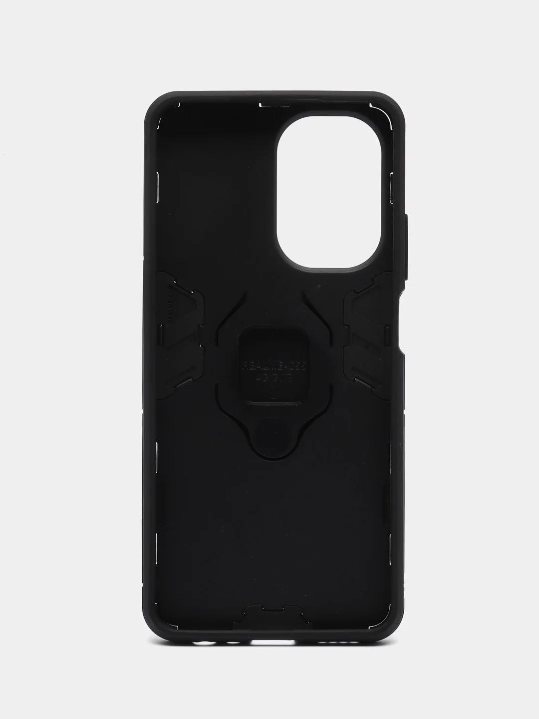 Синий меланж чехол противоударный, с кольцом на Realme C55 (Реалми С55)