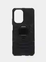 Черный чехол противоударный, с кольцом на Realme C55 (Реалми С55)