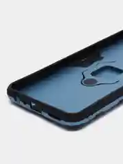 Синий меланж чехол противоударный, с кольцом на Realme C55 (Реалми С55)