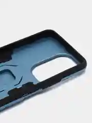 Синий меланж чехол противоударный, с кольцом на Realme C55 (Реалми С55)