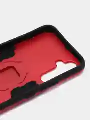 Красный чехол противоударный, с кольцом, на Samsung Galaxy A34 (Самсунг Галакси А34)