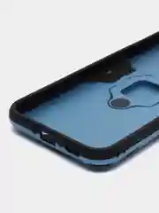 Синий меланж чехол противоударный, с кольцом, на Samsung Galaxy A34 (Самсунг Галакси А34)