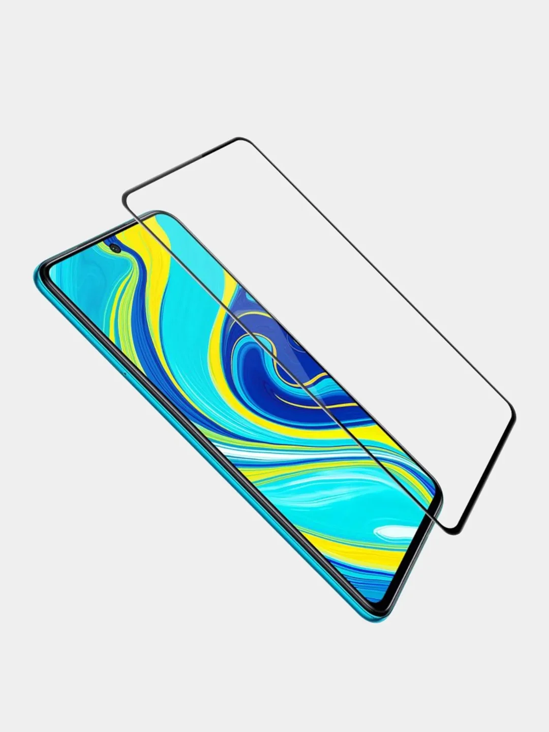 Черный xiaomi Redmi Note 9 Pro / Note 9s / Note 9 Pro Max / Honor 10X Lite, защитное стекло 9D