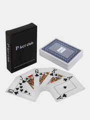 Карты Poker Club пластиковые для покера, Покерные карты 54 шт, Игра в покер
