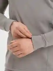 Серый мужское термобелье, флисовое, с начесом