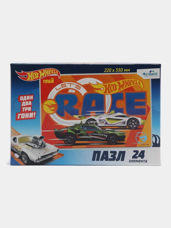 Пазл Hot Wheels "Ускорение", 24 элемента