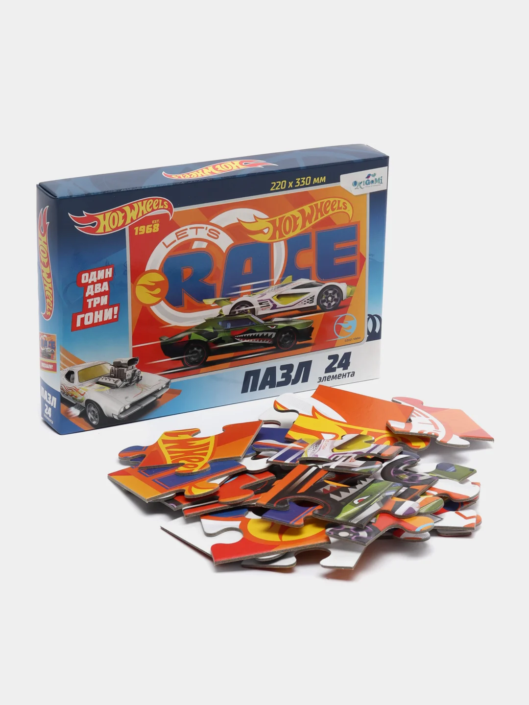 Пазл Hot Wheels "Ускорение", 24 элемента