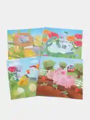 Набор Baby Games 4 в 1 "Милые животные", 9-16-25-36 элементов
