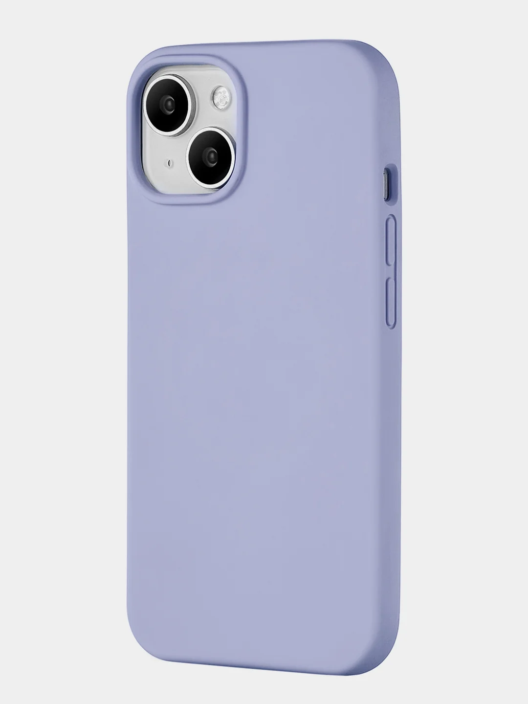 Лавандовый чехол для iPhone 15 uBear Touch Mag Case, MagSafe совместимый, софт-тач
