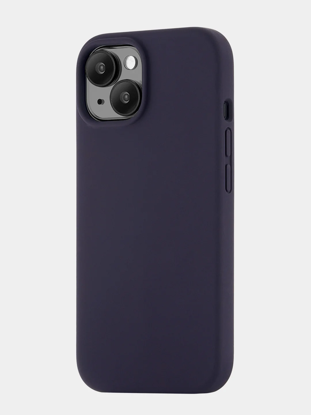 Фиолетовый чехол для iPhone 15 uBear Touch Mag Case, MagSafe совместимый, софт-тач