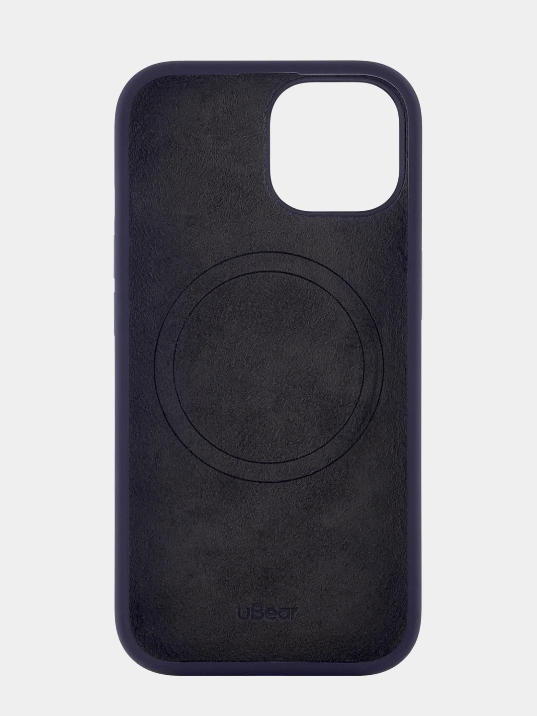 Фиолетовый чехол для iPhone 15 uBear Touch Mag Case, MagSafe совместимый, софт-тач
