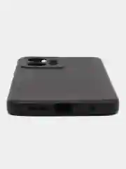 Черный чехол для Redmi Note 12 4G (Редми Нот 12 4Г), силиконовый, матовый