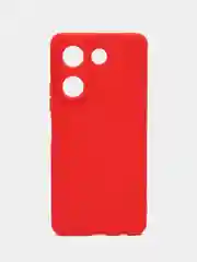 Красный силиконовый чехол для Tecno Camon 20 / Camon 20 Pro 4G (Техно Камон 20 Про), прозрачный