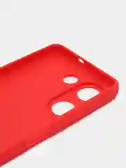 Красный силиконовый чехол для Tecno Camon 20 / Camon 20 Pro 4G (Техно Камон 20 Про), прозрачный