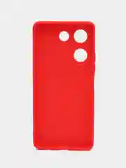 Красный силиконовый чехол для Tecno Camon 20 / Camon 20 Pro 4G (Техно Камон 20 Про), прозрачный