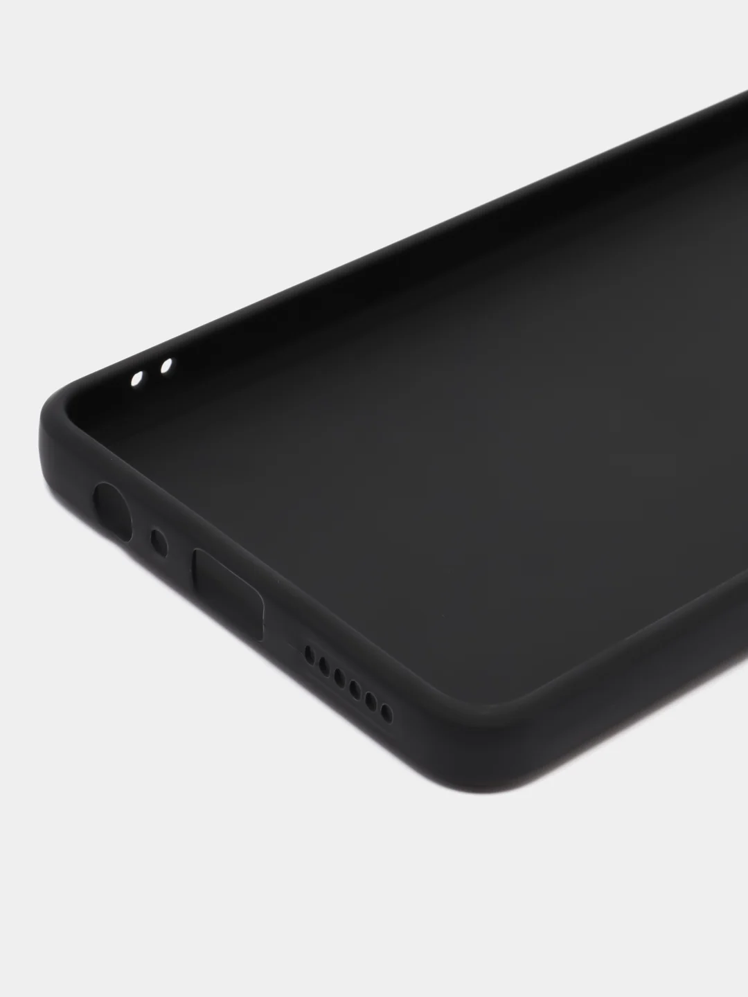 Черный силиконовый чехол для Tecno Camon 20 / Camon 20 Pro 4G (Техно Камон 20 Про), прозрачный