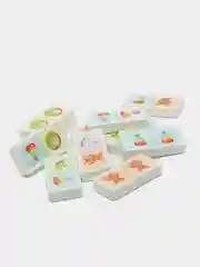 Детское домино с рисунком "Предметы", 28 элементов, Colorplast (1091)