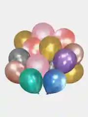 Шары воздушные, разноцветные, 30 см, 20 штук, хром, Brauberg Kids